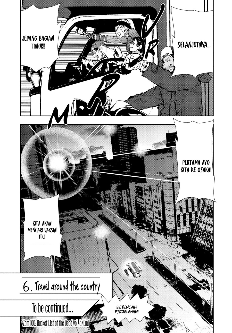 Zombie 100 ~Zombie ni Naru Made ni Shitai 100 no Koto~ Chapter 30 Bahasa Indonesia